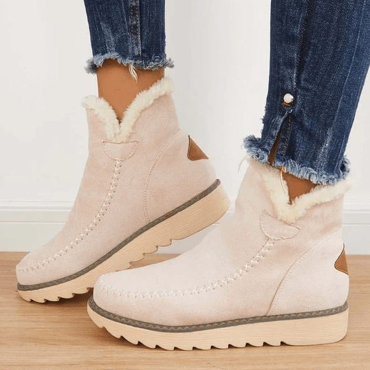 Dames Winterlaarzen met Comfortabele Zool en Ademend Ontwerp 0
