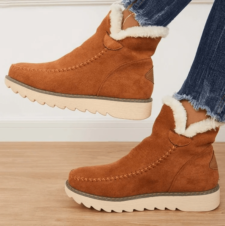 Dames Winterlaarzen met Comfortabele Zool en Ademend Ontwerp 1