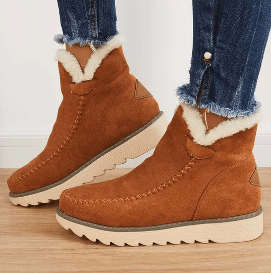 Dames Winterlaarzen met Comfortabele Zool en Ademend Ontwerp 4
