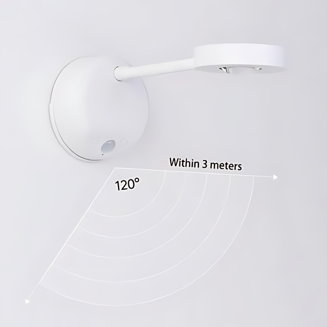 Draadloos LED-Spotlight met Bewegingssensor en 360° Verstelbare Bevestiging voor Binnen en Buiten 7
