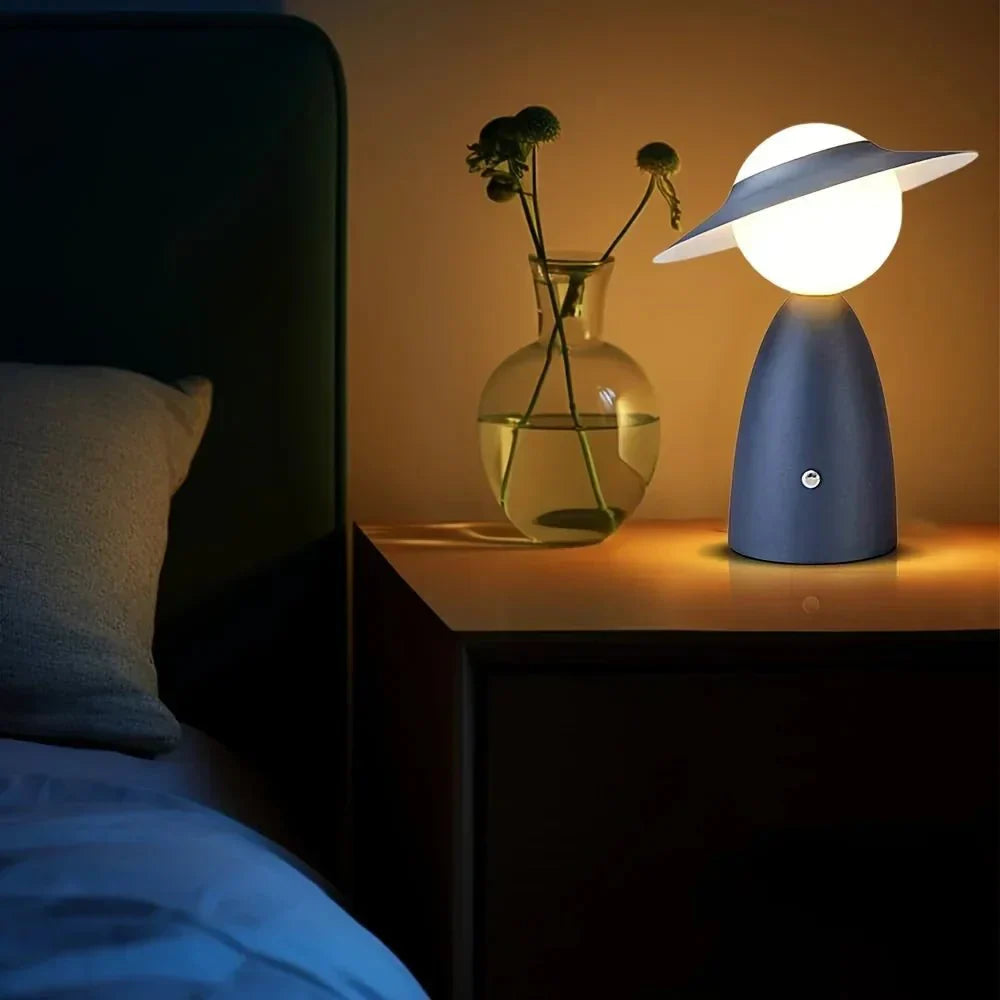 Draadloze LED Tafellamp met Dimbare Verlichting en Qi-Laadstation 3