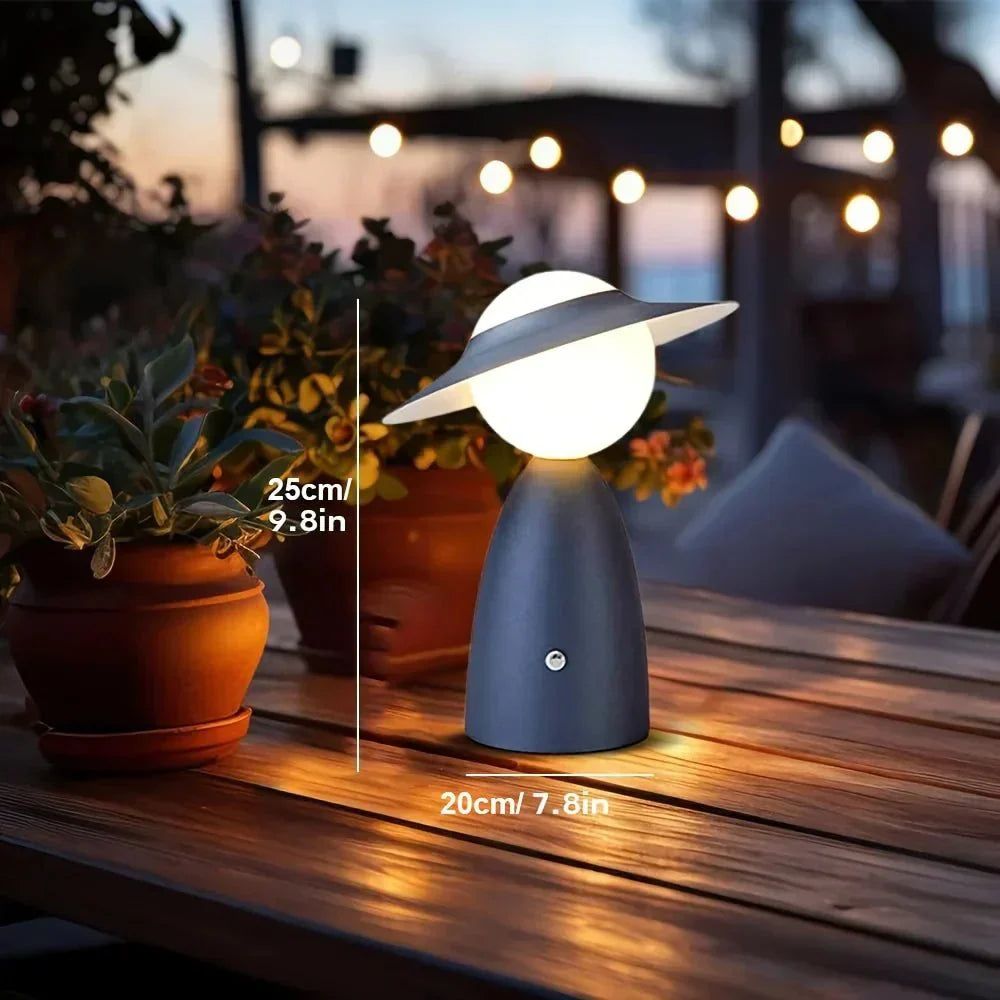 Draadloze LED Tafellamp met Dimbare Verlichting en Qi-Laadstation 4