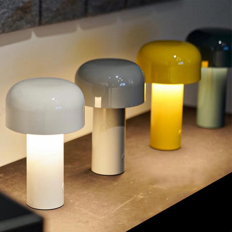 Draagbare USB Oplaadbare Touch Bedlamp met LED – Modern Bedlampje voor Slaapkamer en Woonkamer 4
