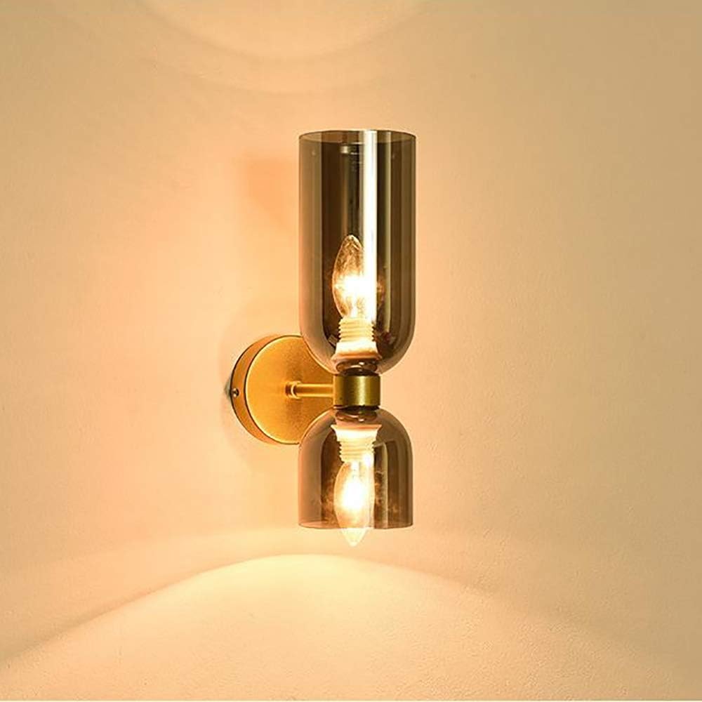 Dubbele Kop Glazen Wandlamp LED – Moderne Muurlamp voor Binnen in Gang, Woonkamer en Slaapkamer 1
