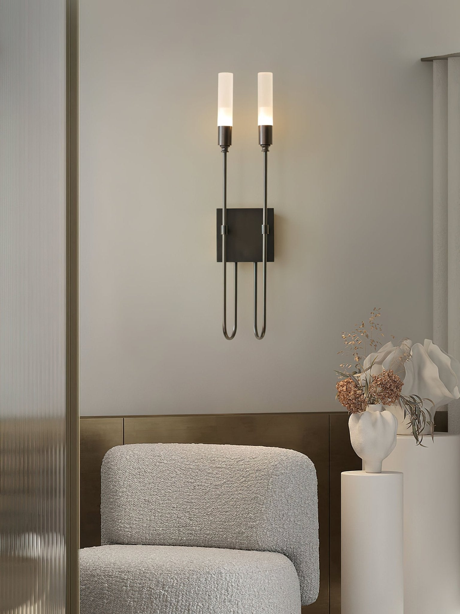 Dubbele Pijl Wandlamp Minimalistisch Ontwerp voor Binnengebruik – Muurlamp met LED Licht 4