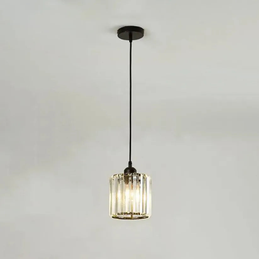 Elegante Hanglamp van Glas en Metaal voor Woonkamer, Eettafel of Slaapkamer - Verstelbare Lengte 1