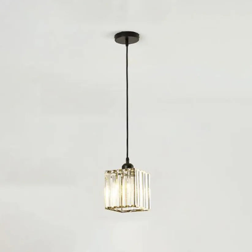 Elegante Hanglamp van Glas en Metaal voor Woonkamer, Eettafel of Slaapkamer - Verstelbare Lengte 14