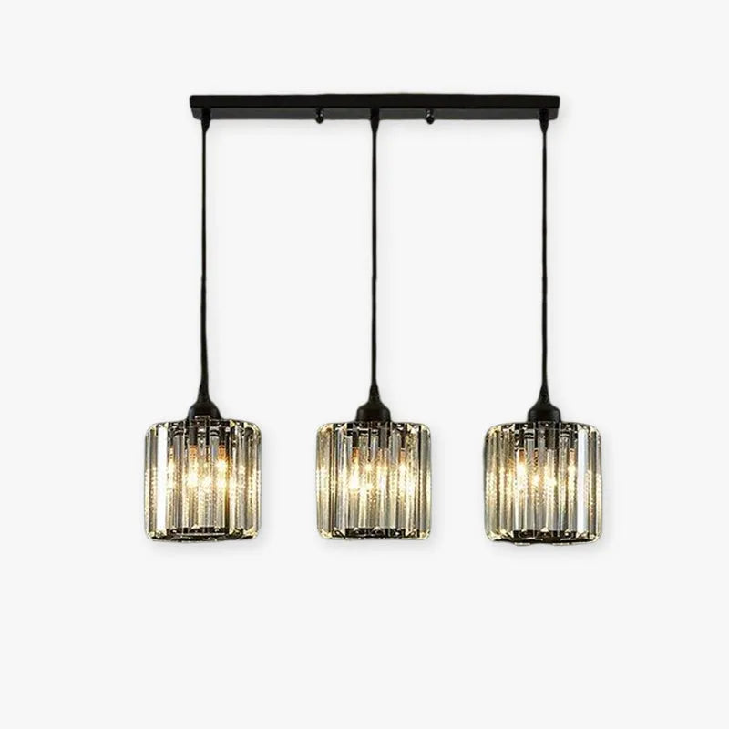 Elegante Hanglamp van Glas en Metaal voor Woonkamer, Eettafel of Slaapkamer - Verstelbare Lengte 4