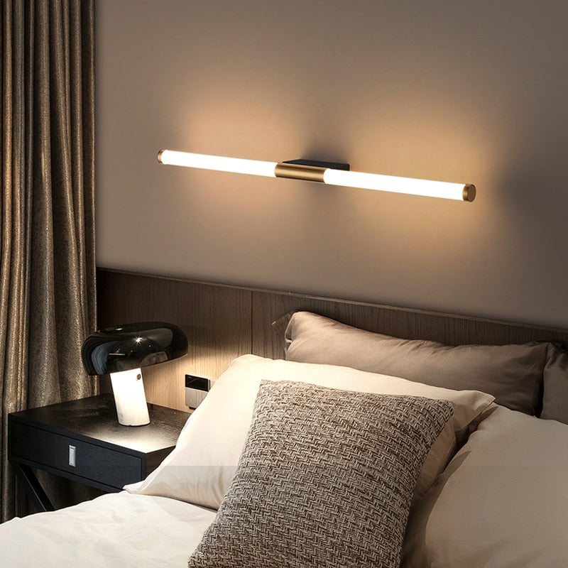 Gouden Wandlamp Bar voor Binnen - Elegante Muurlamp voor Slaapkamer en Woonruimte 0