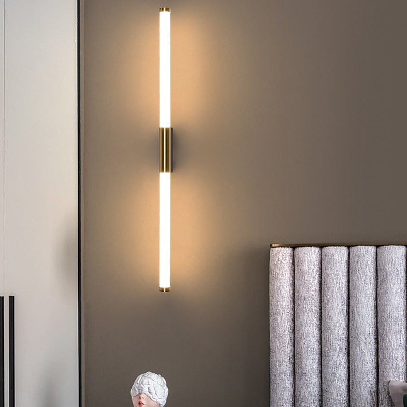 Gouden Wandlamp Bar voor Binnen - Elegante Muurlamp voor Slaapkamer en Woonruimte 2