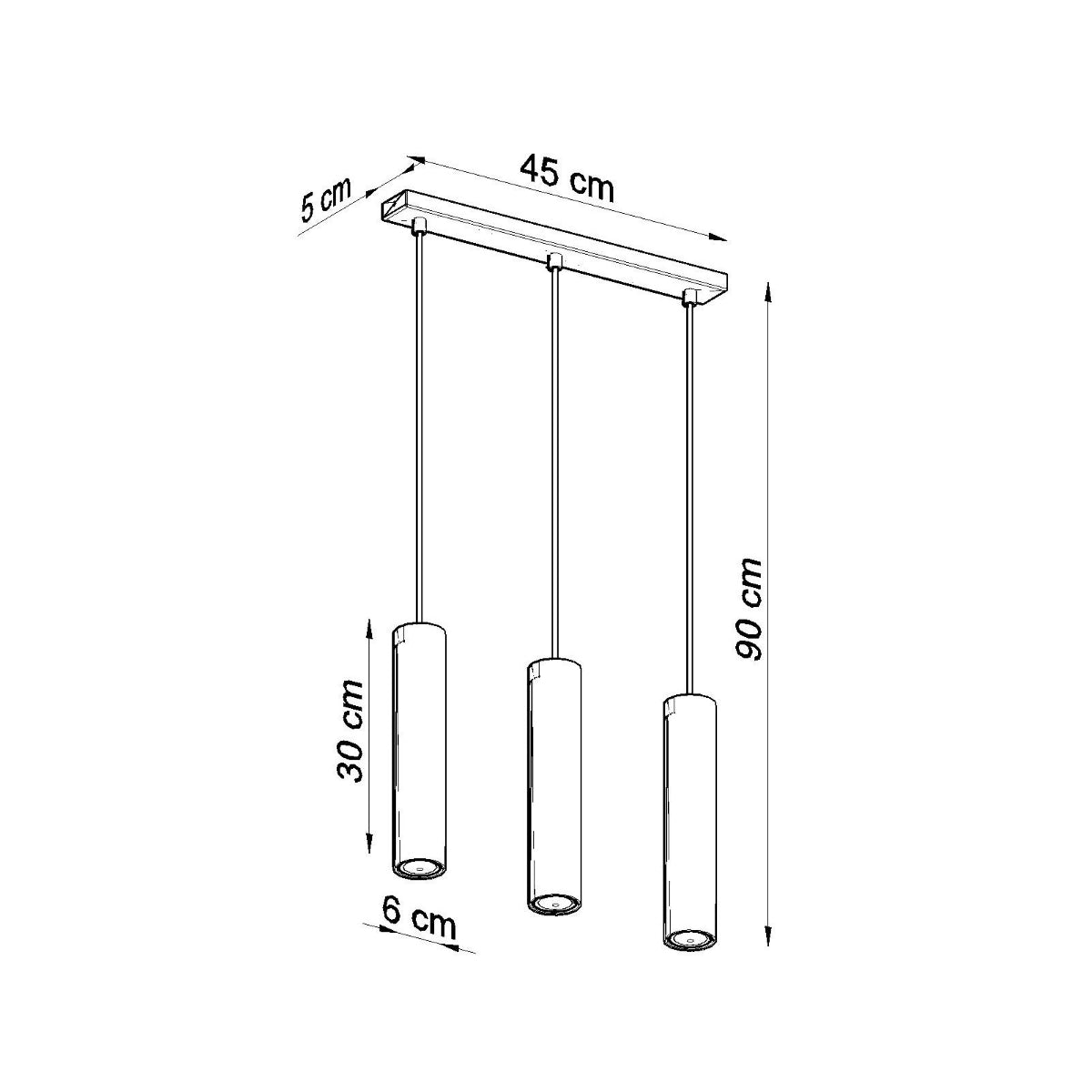 Hanglamp met Cilindervorm en Verstelbare Kabel voor Woonkamer en Eettafel 3