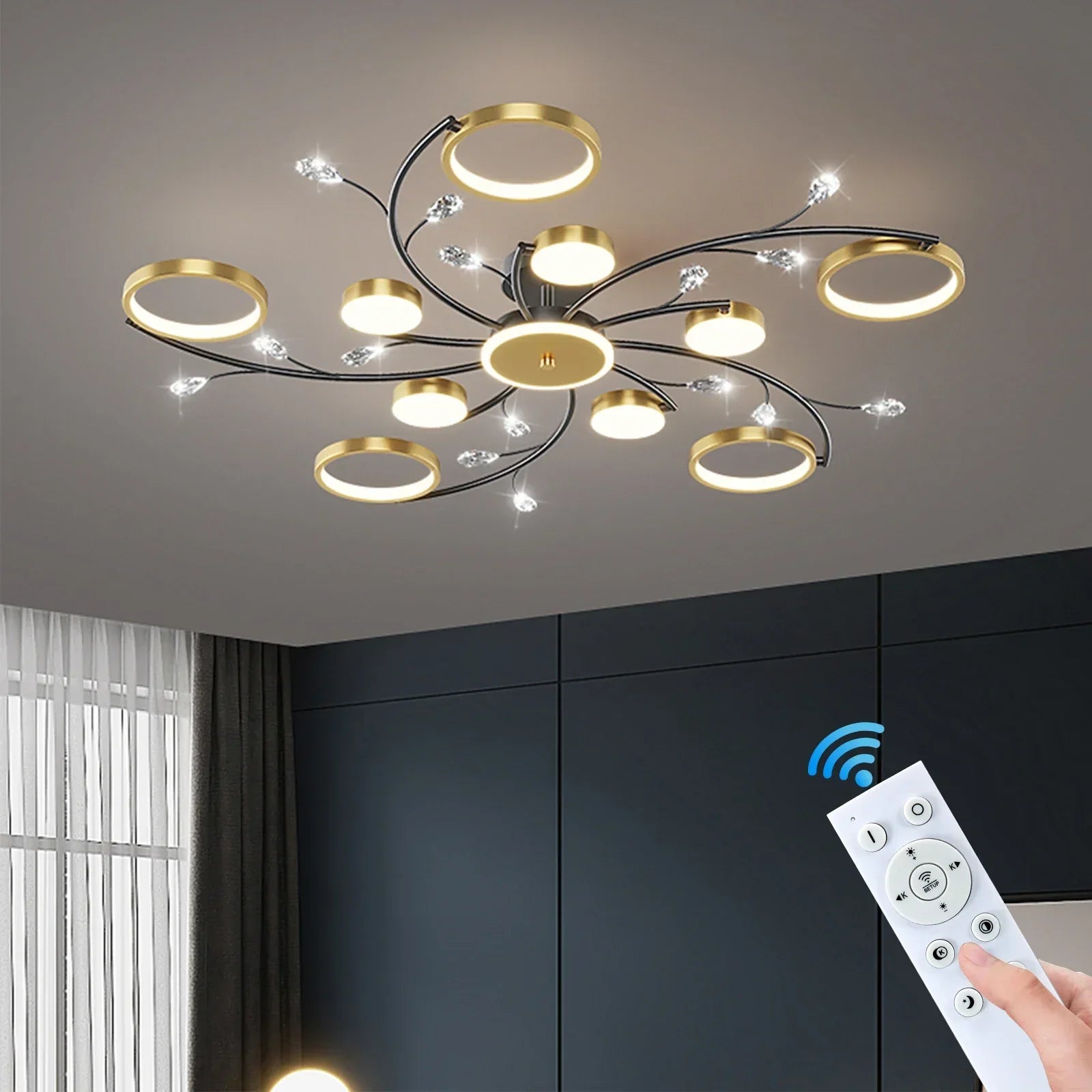 Hanglamp met Dimbare Functie voor Eettafel en Woonkamer 1