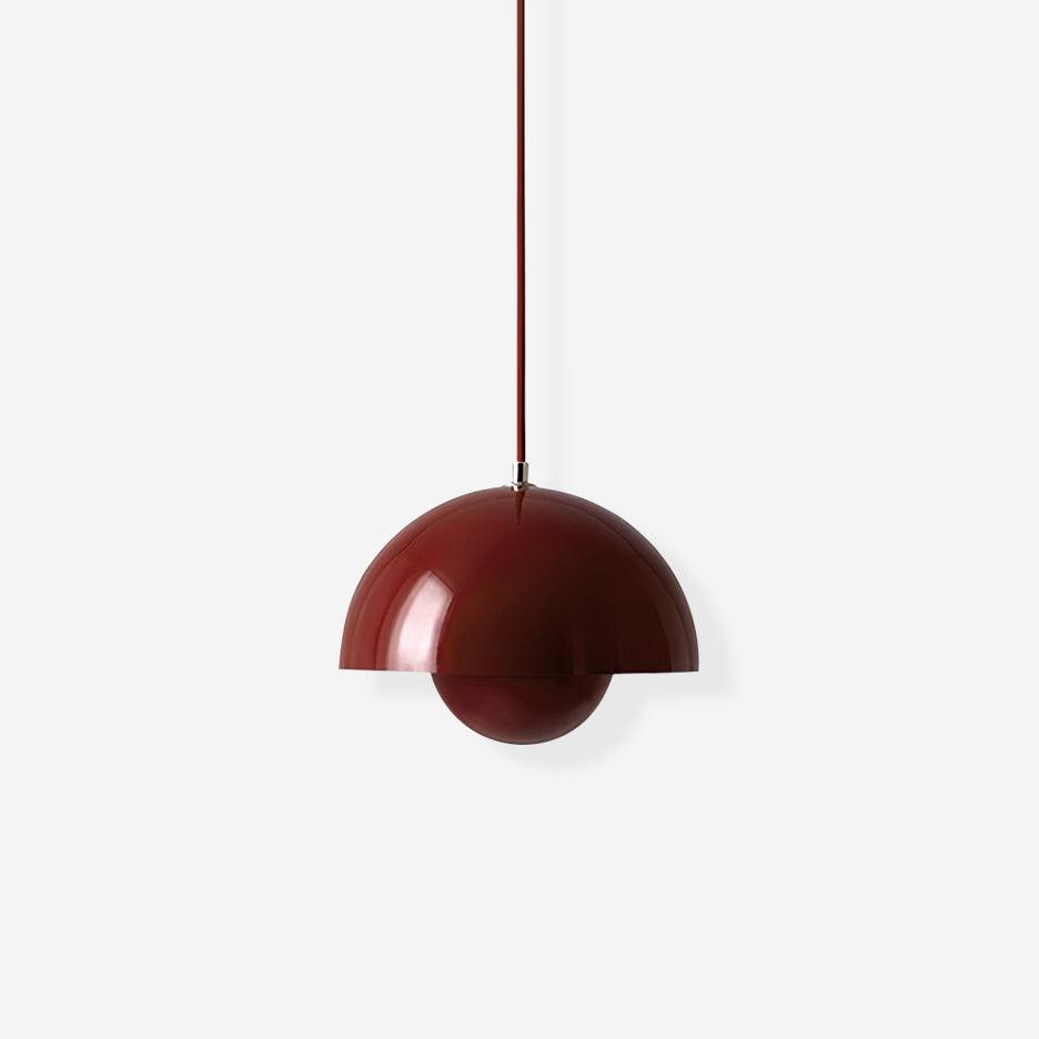 Hanglamp met Geometrische Hemisferische Tint – Stijlvolle Woonkamer Eettafel Lamp voor Binnen 1