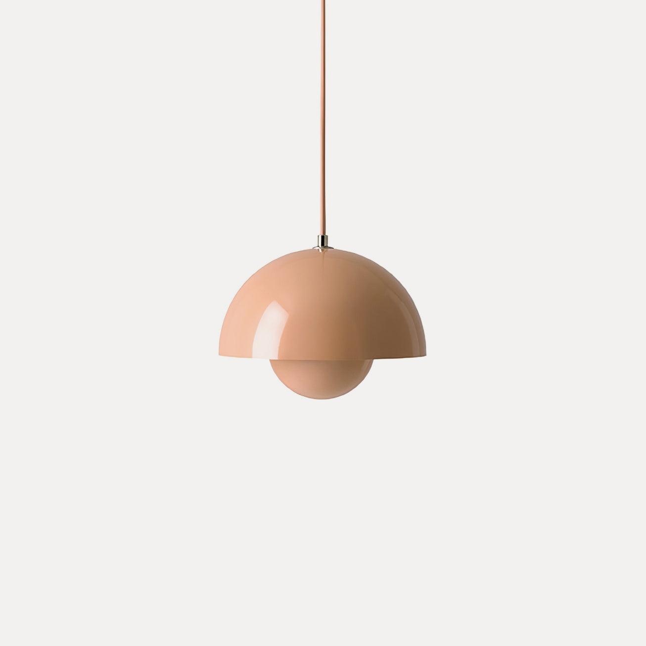 Hanglamp met Geometrische Hemisferische Tint – Stijlvolle Woonkamer Eettafel Lamp voor Binnen 24