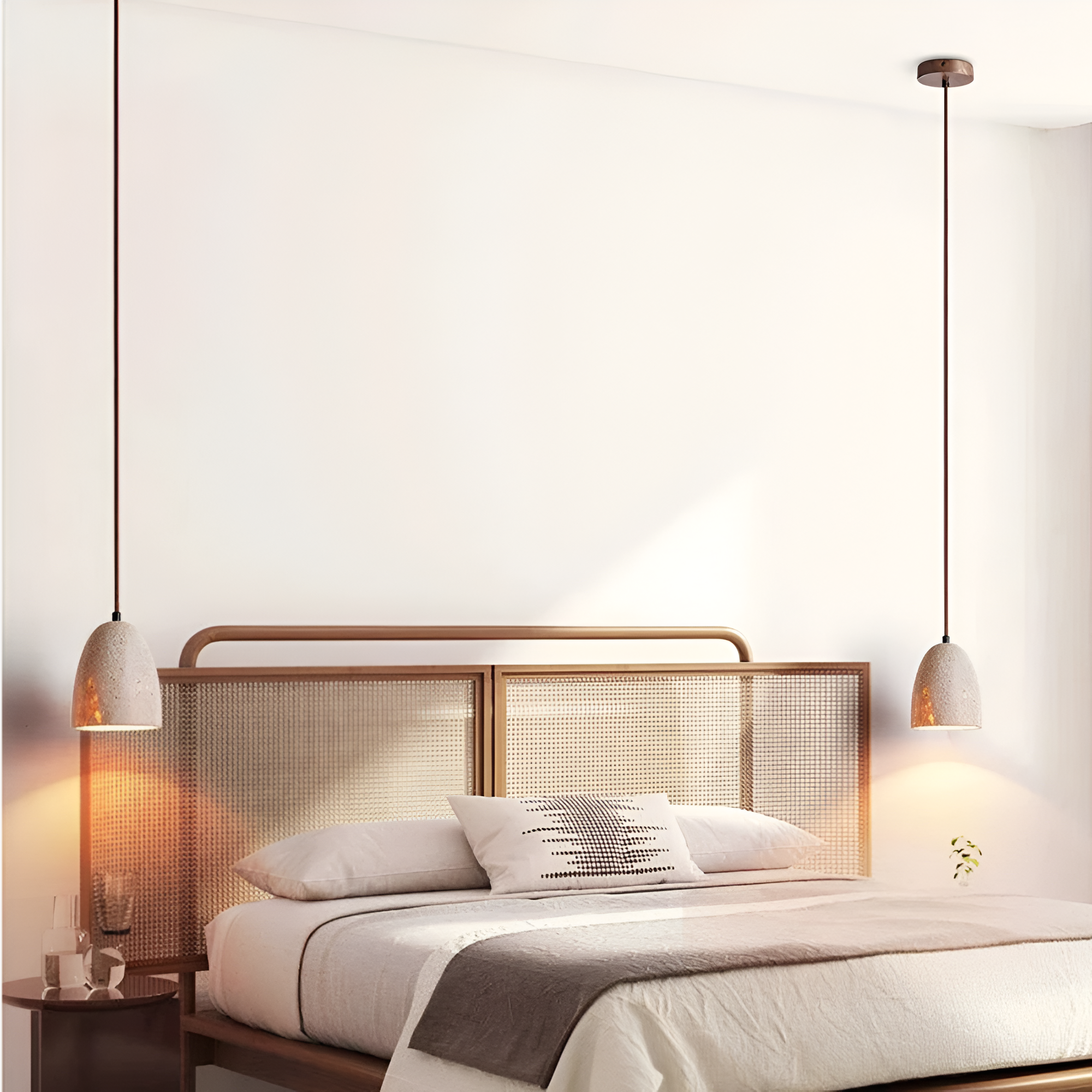 Hanglamp met Natuurlijke Travertijnsteen en Verstelbare Hoogte voor Eettafel en Woonkamer 6