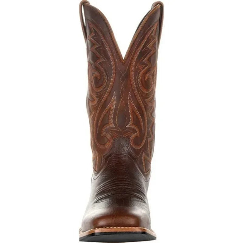 Heren Cowboylaarzen van PU-leer met Totem Patroon Auralie