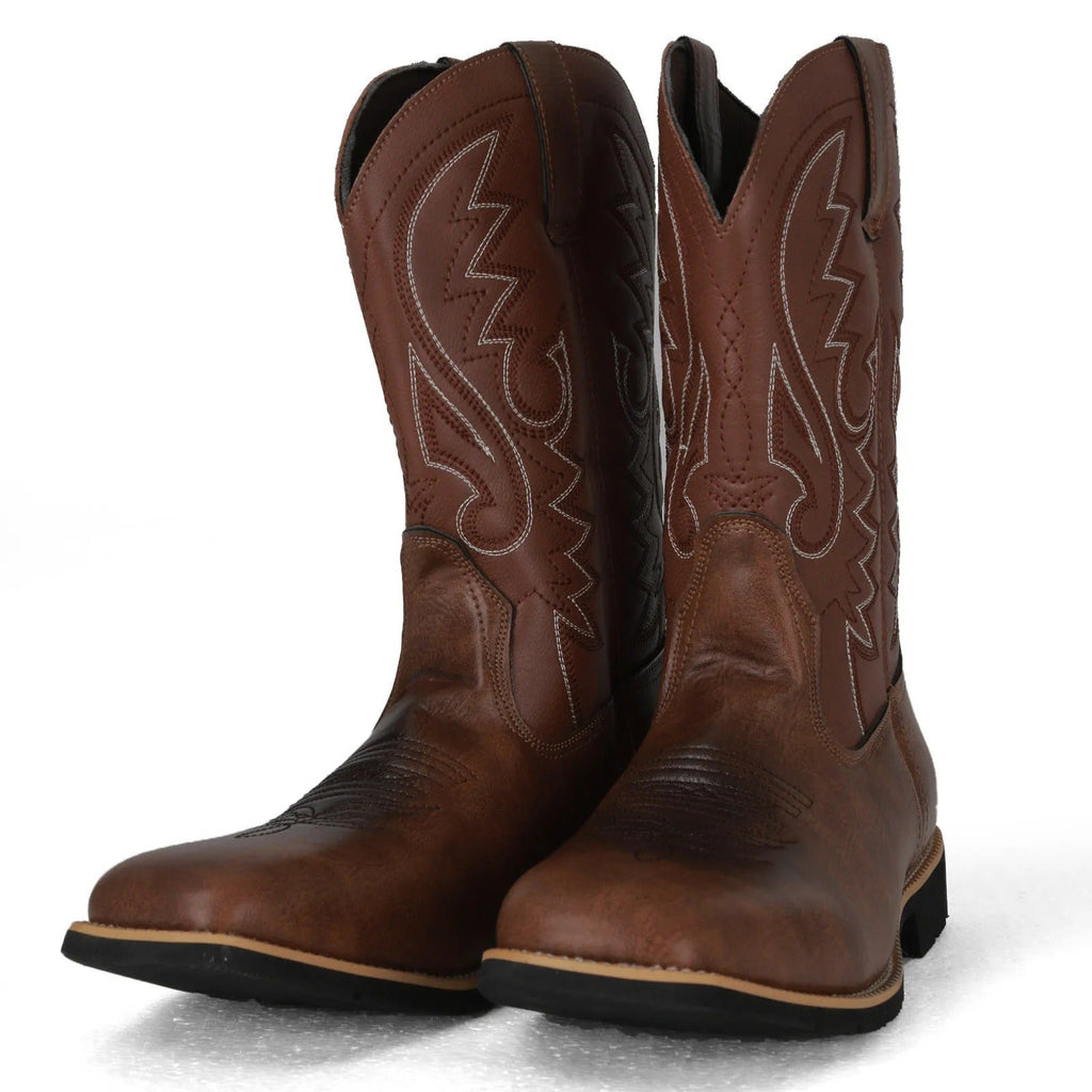 Heren Cowboylaarzen van PU-leer met Totem Patroon Auralie