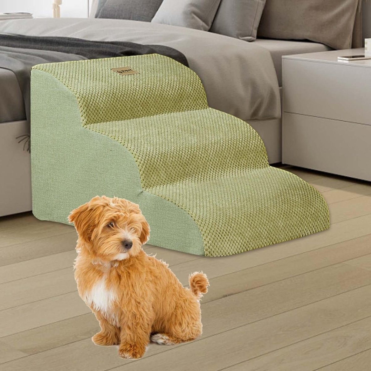 Honden Trapje van Geheugenfoam met Antislip Basis en Wasbare Hoes 5