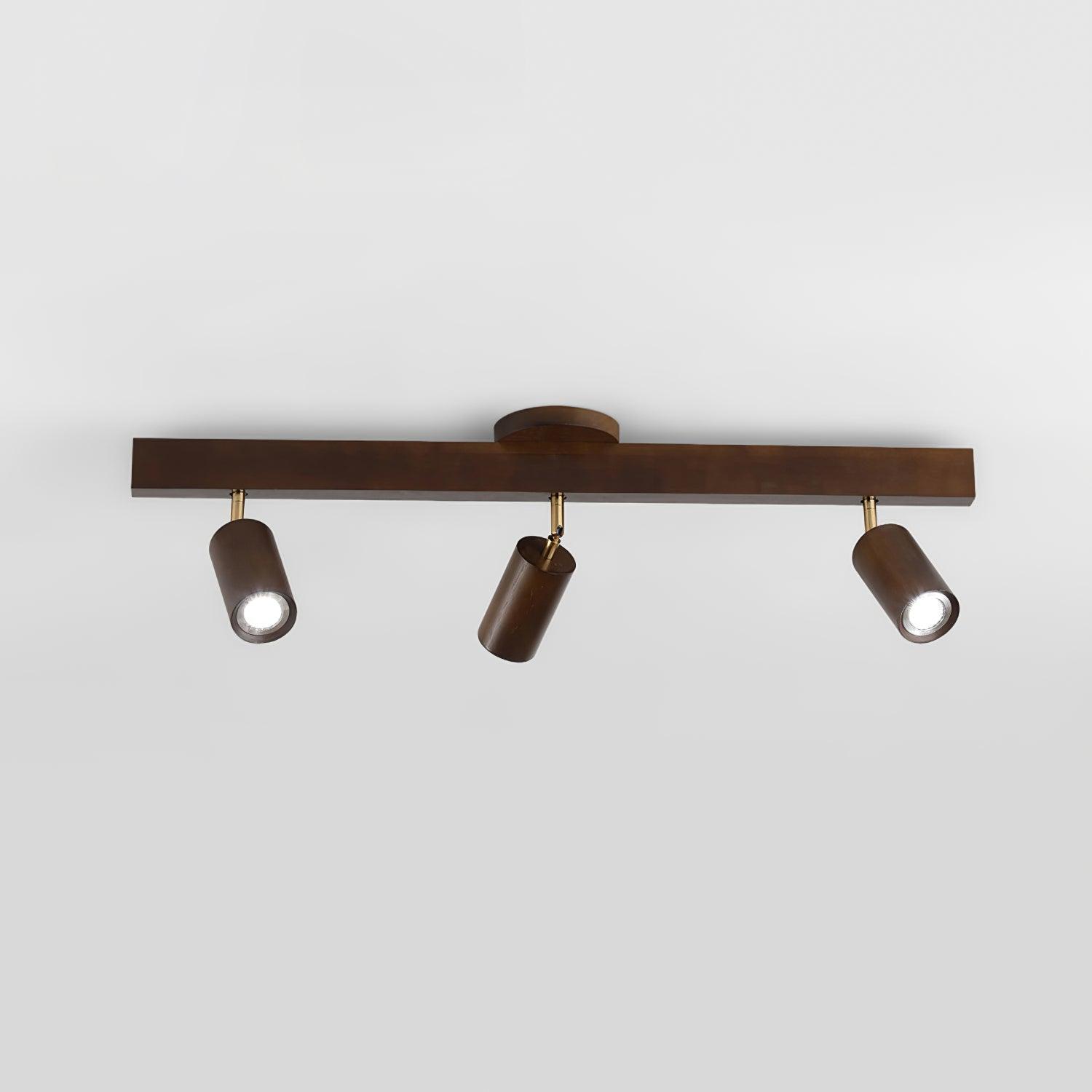 Houten Spoorverlichting met LED - Modern Ontwerp voor Woonkamer en Badkamer, Warm Wit Licht 10