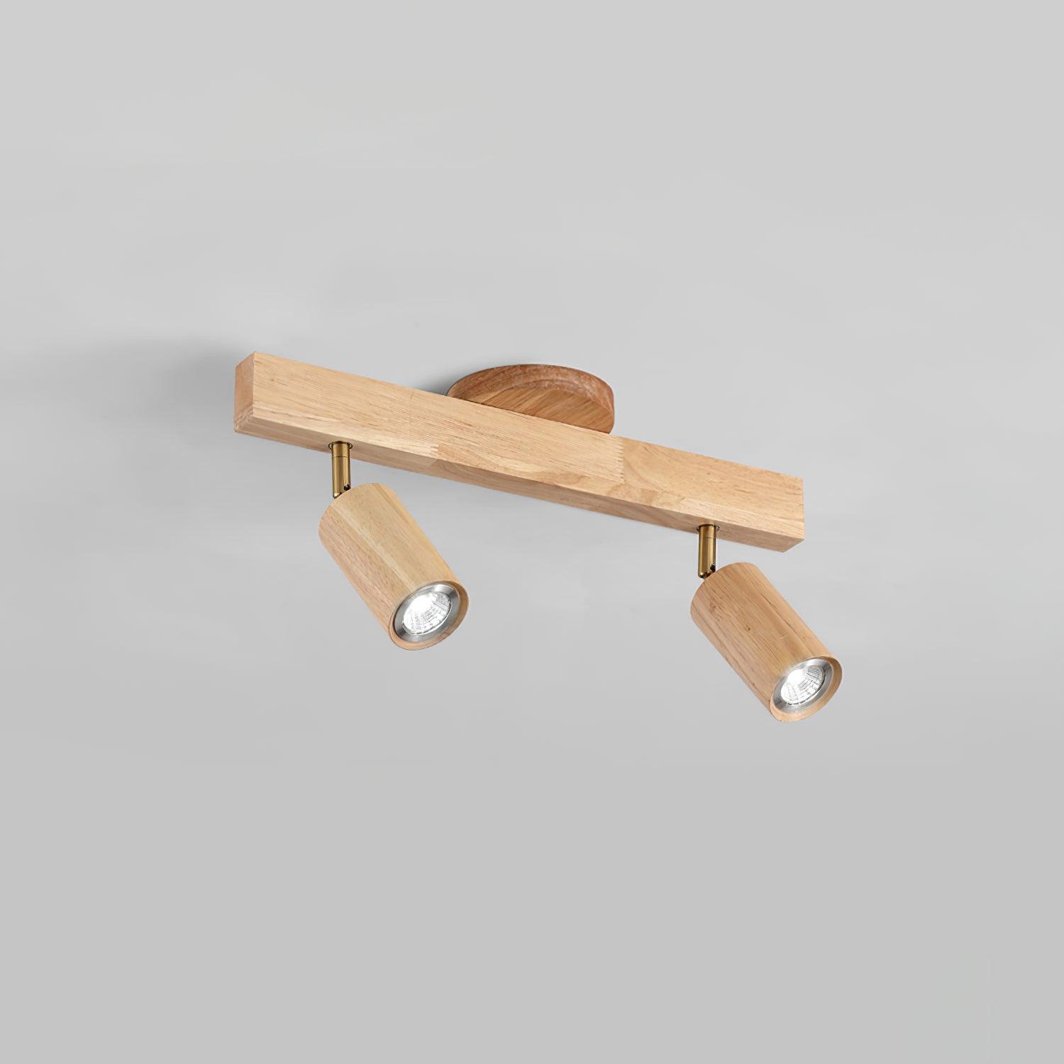 Houten Spoorverlichting met LED - Modern Ontwerp voor Woonkamer en Badkamer, Warm Wit Licht 9