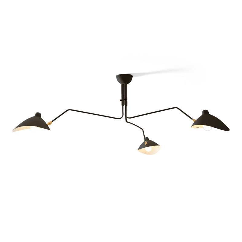 Industriele Hanglamp met 3 of 6 Armen – Unieke Eetkamer en Woonkamer Lamp voor Binnenruimtes 0