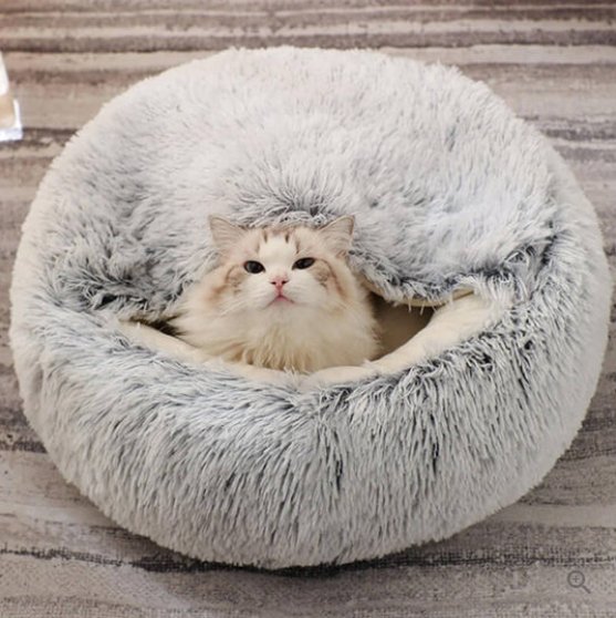 Kalmerend Nesthond en Kattenbed met Orthopedische Vulling – Zacht en Veilig 4