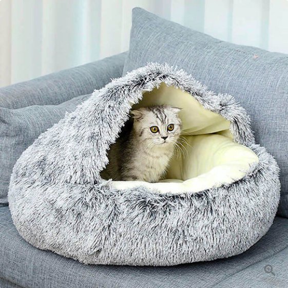 Kalmerend Nesthond en Kattenbed met Orthopedische Vulling – Zacht en Veilig 5
