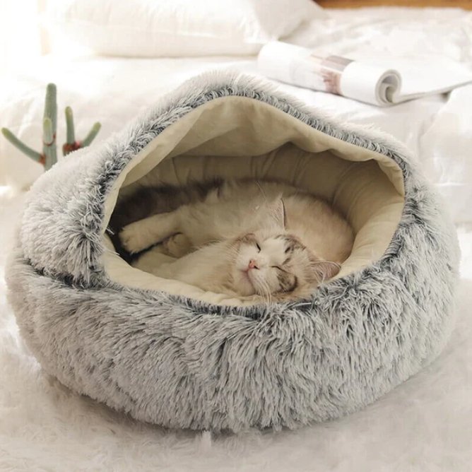 Kalmerend Nesthond en Kattenbed met Orthopedische Vulling – Zacht en Veilig 6