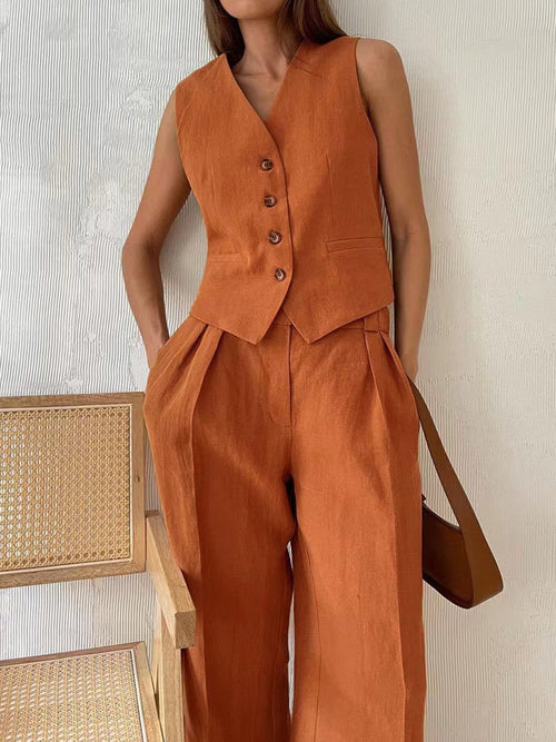 Linnen Broek Dames voor Zomer Casual en Formele Gelegenheden 1