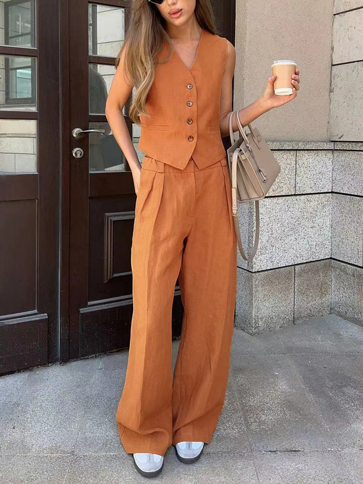 Linnen Broek Dames voor Zomer Casual en Formele Gelegenheden 2