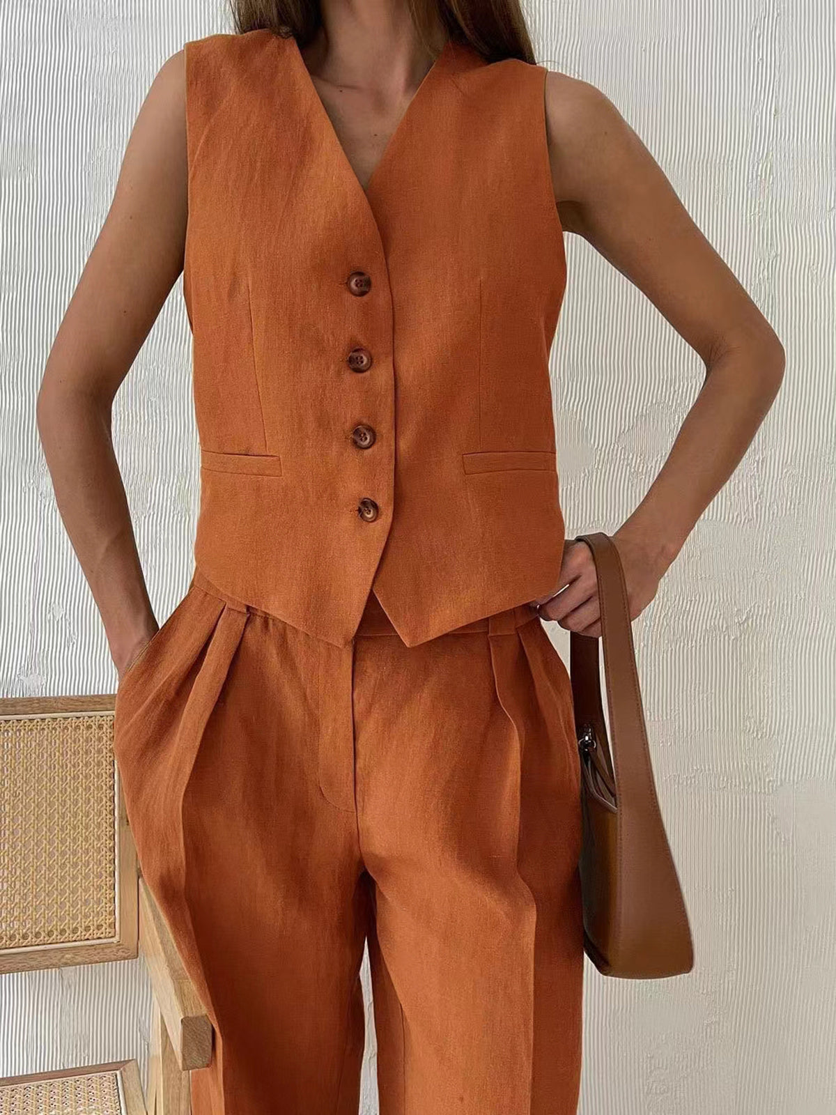 Linnen Broek Dames voor Zomer Casual en Formele Gelegenheden 3