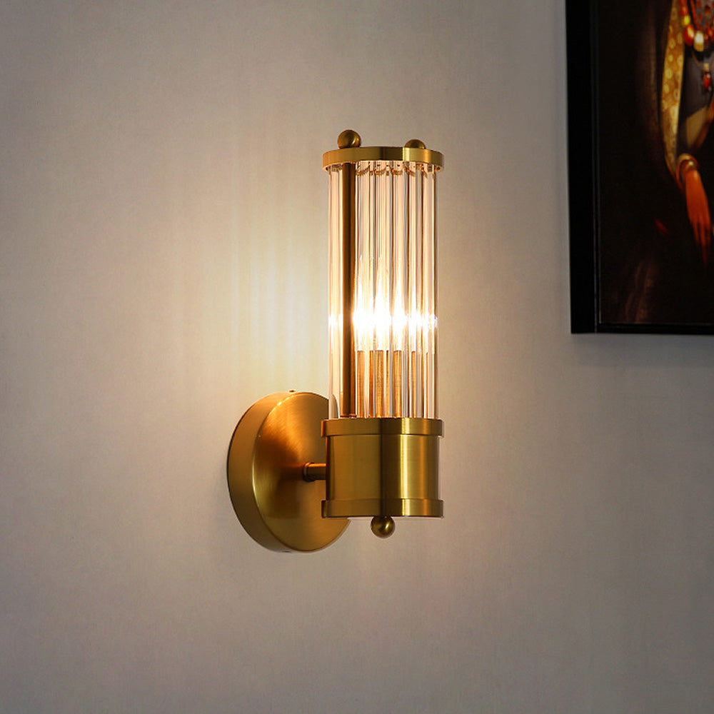 Luxe Gouden Wandlamp voor Badkamer - Elegante Muurlamp met Verfijnde Afwerking 0