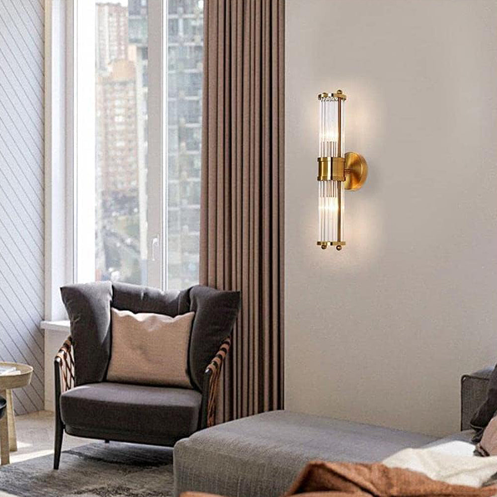 Luxe Gouden Wandlamp voor Badkamer - Elegante Muurlamp met Verfijnde Afwerking 3
