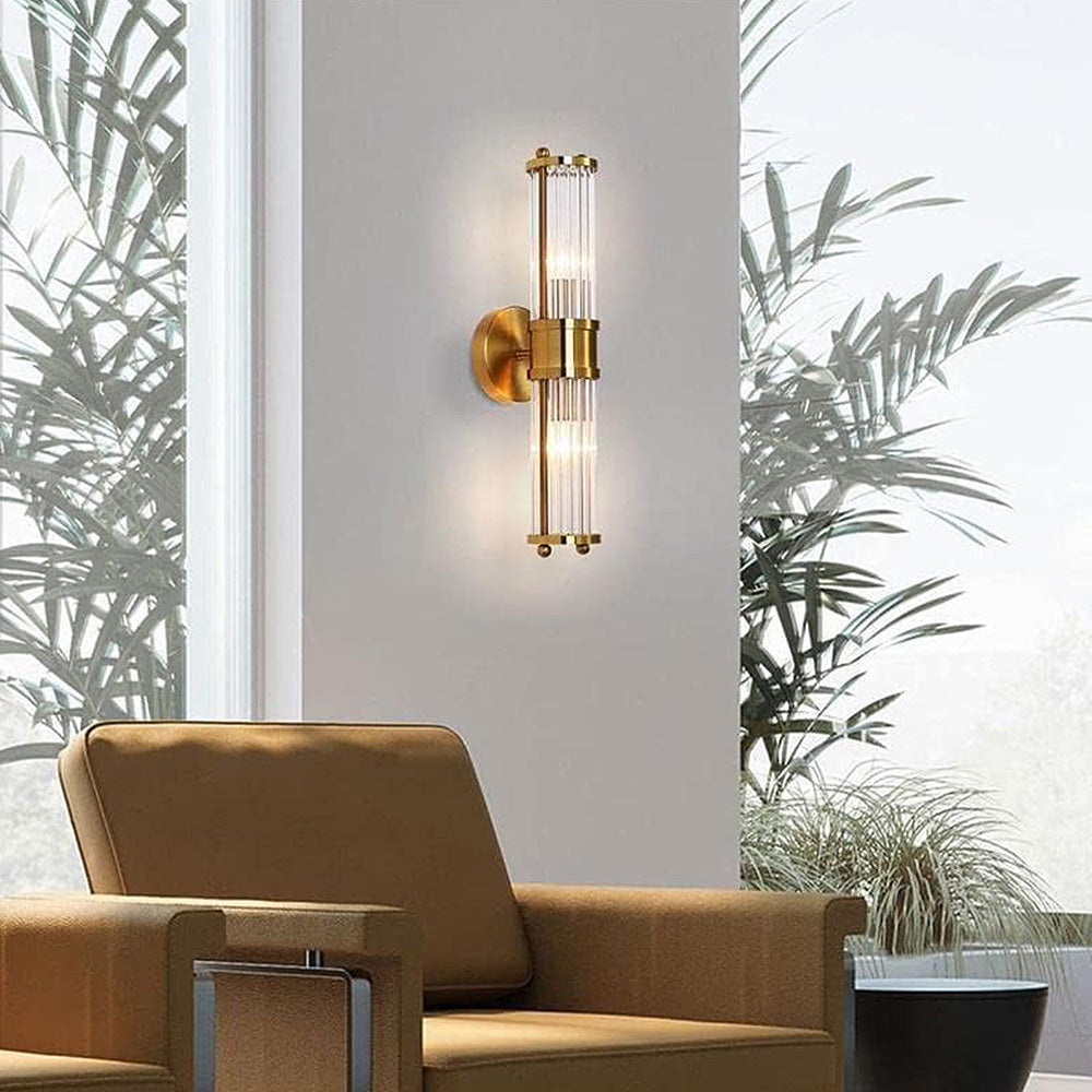 Luxe Gouden Wandlamp voor Badkamer - Elegante Muurlamp met Verfijnde Afwerking 4