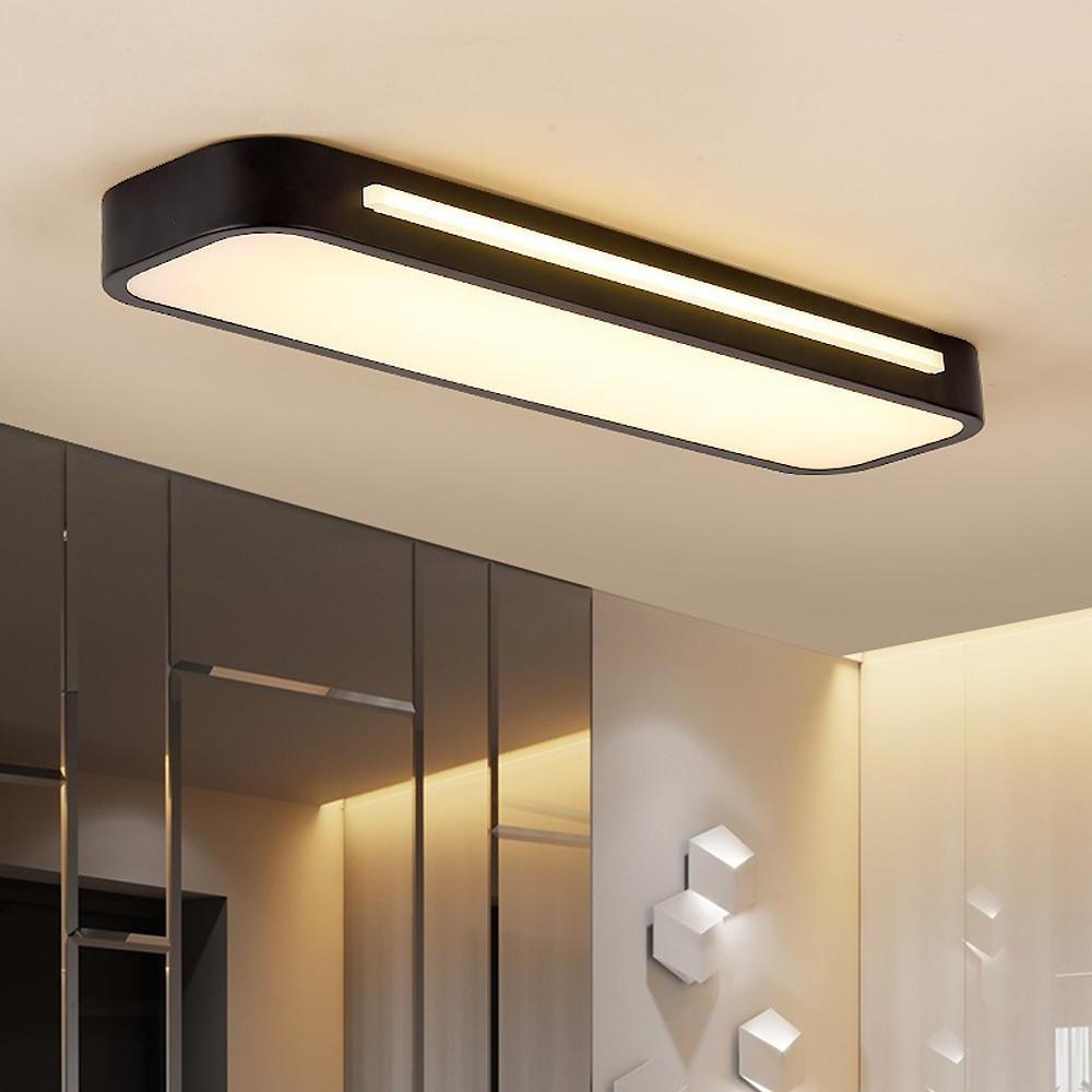 Minimalistisch Lineair LED Plafondlicht met Aanpasbare Maten en Warm Witte Verlichting 1