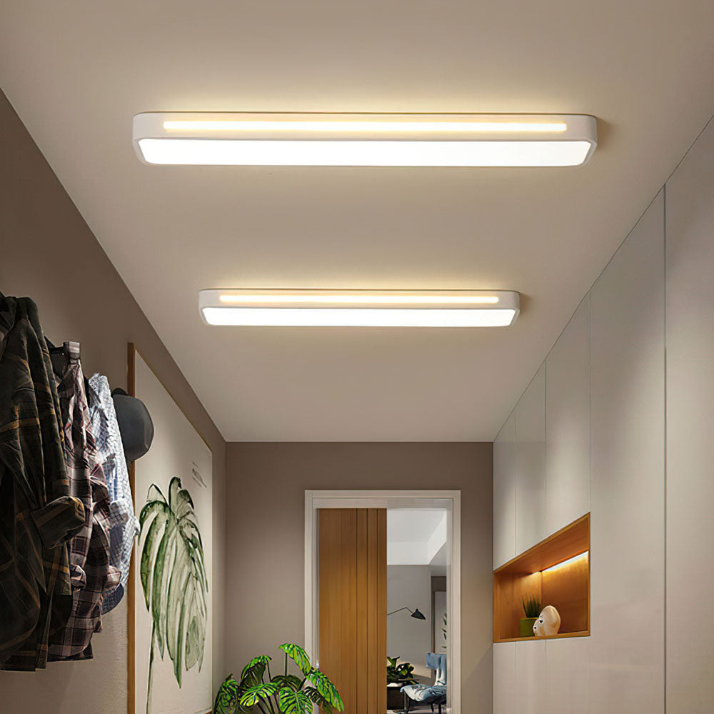 Minimalistisch Lineair LED Plafondlicht met Aanpasbare Maten en Warm Witte Verlichting 10