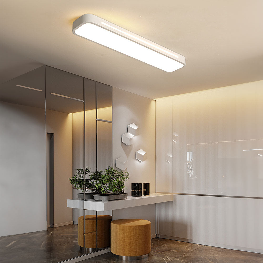 Minimalistisch Lineair LED Plafondlicht met Aanpasbare Maten en Warm Witte Verlichting 13