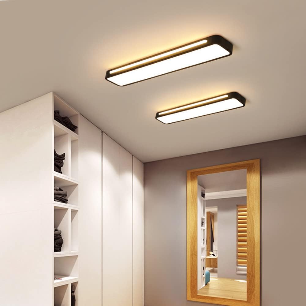Minimalistisch Lineair LED Plafondlicht met Aanpasbare Maten en Warm Witte Verlichting 5
