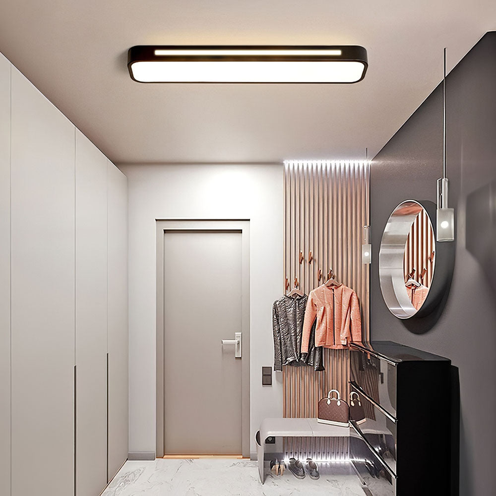 Minimalistisch Lineair LED Plafondlicht met Aanpasbare Maten en Warm Witte Verlichting 6