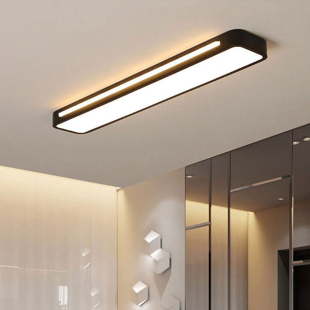 Minimalistisch Lineair LED Plafondlicht met Aanpasbare Maten en Warm Witte Verlichting 7