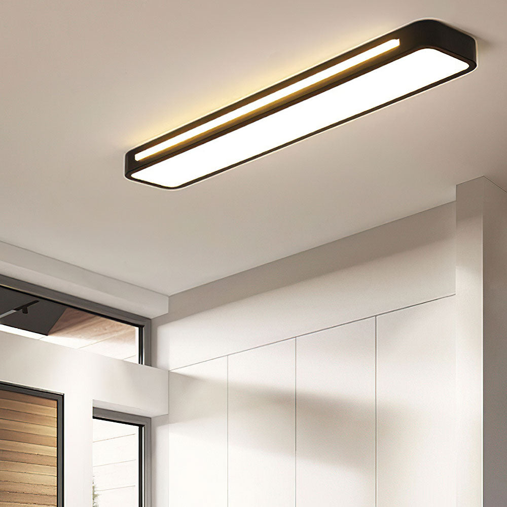 Minimalistisch Lineair LED Plafondlicht met Aanpasbare Maten en Warm Witte Verlichting 9
