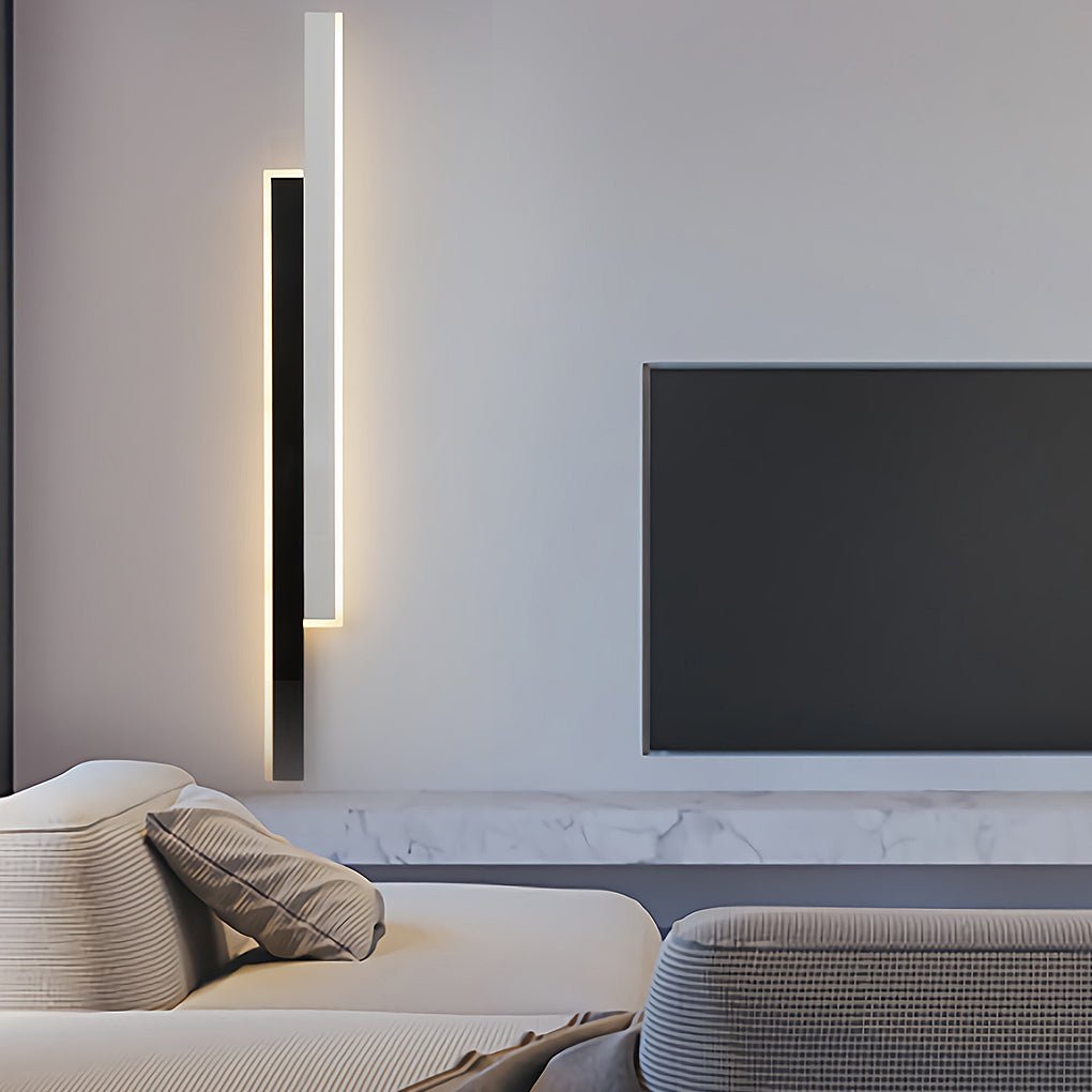 Minimalistische Dubbele Lange LED Wandlamp voor Binnen - Ideaal voor Woonkamer en Badkamer 1