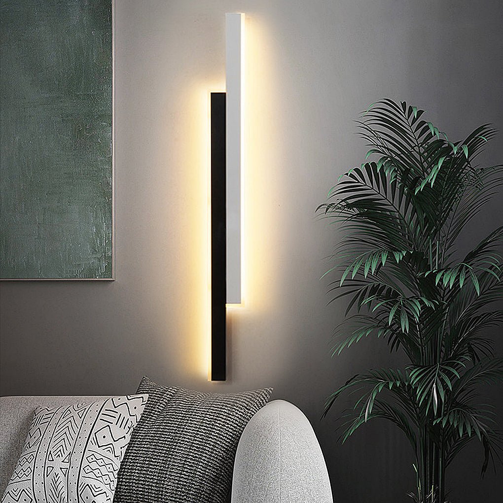 Minimalistische Dubbele Lange LED Wandlamp voor Binnen - Ideaal voor Woonkamer en Badkamer 2
