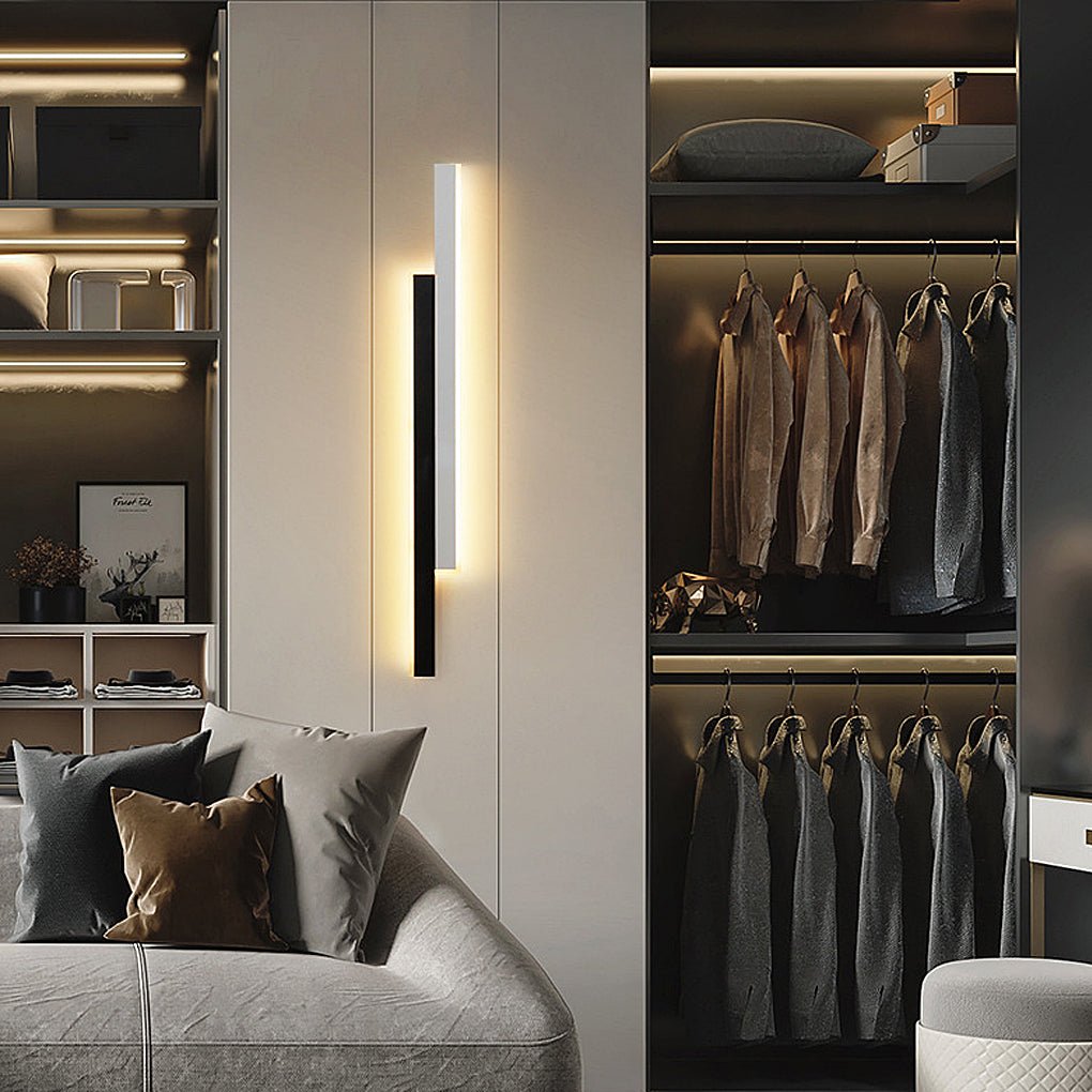 Minimalistische Dubbele Lange LED Wandlamp voor Binnen - Ideaal voor Woonkamer en Badkamer 3