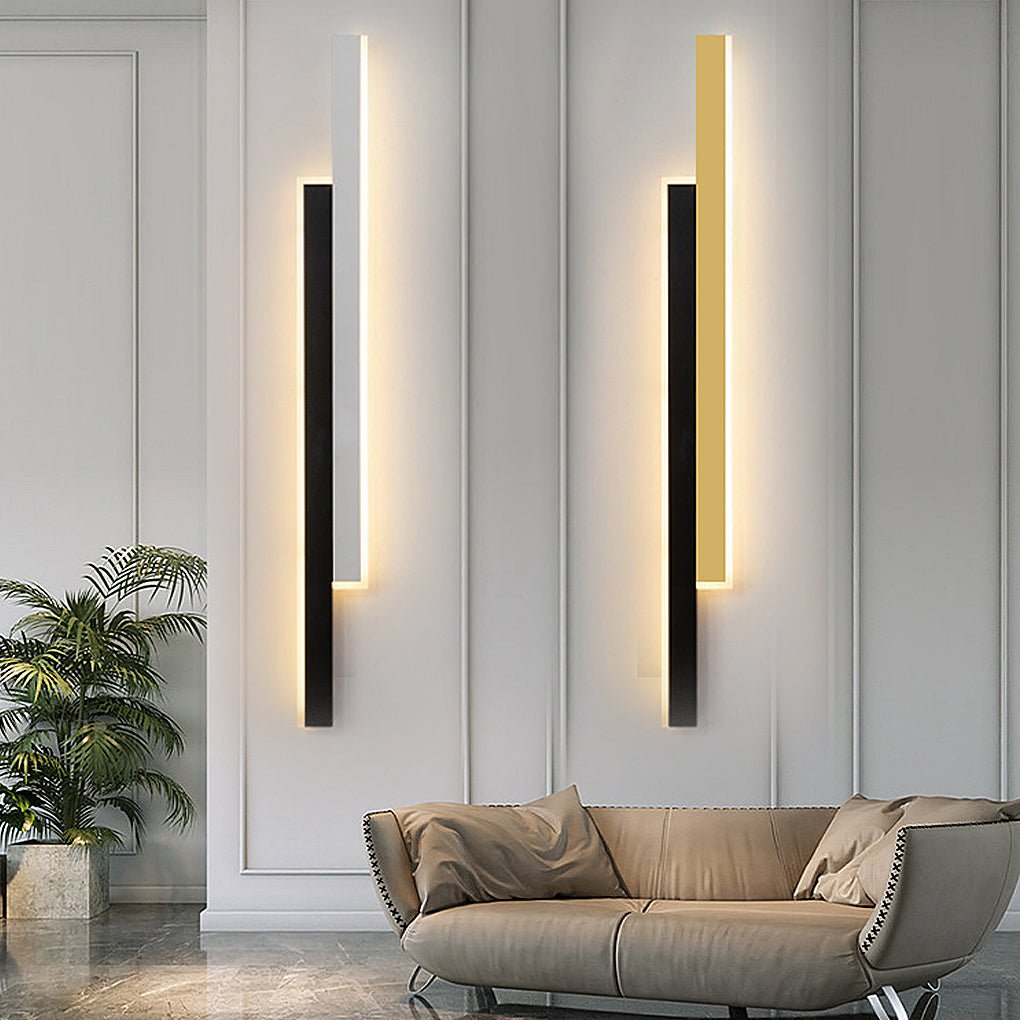 Minimalistische Dubbele Lange LED Wandlamp voor Binnen - Ideaal voor Woonkamer en Badkamer 9
