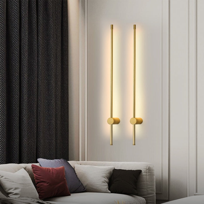 Minimalistische Wandlamp Zwart met Aanpasbare Kleurtemperaturen – Modern Muurlamp voor Binnen 1