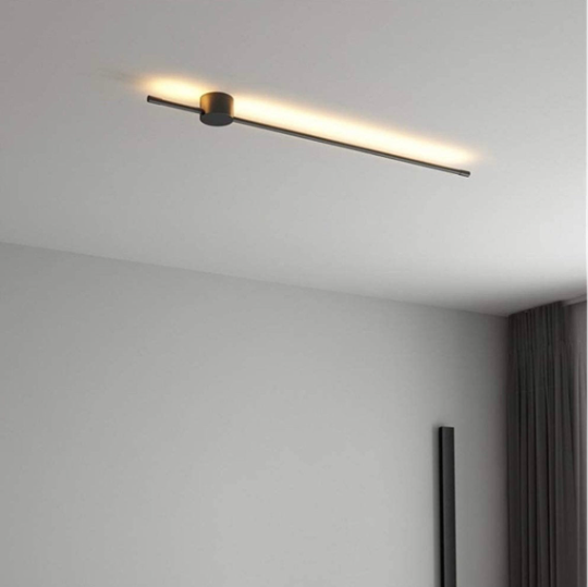 Minimalistische Wandlamp Zwart met Aanpasbare Kleurtemperaturen – Modern Muurlamp voor Binnen 4