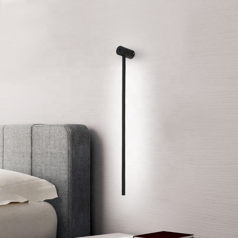 Minimalistische Wandlamp Zwart met Aanpasbare Kleurtemperaturen – Modern Muurlamp voor Binnen 5