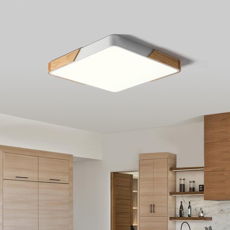 Moderne Dimbare LED Plafondlamp - Witte Plafonniere voor Slaapkamer en Woonkamer 8