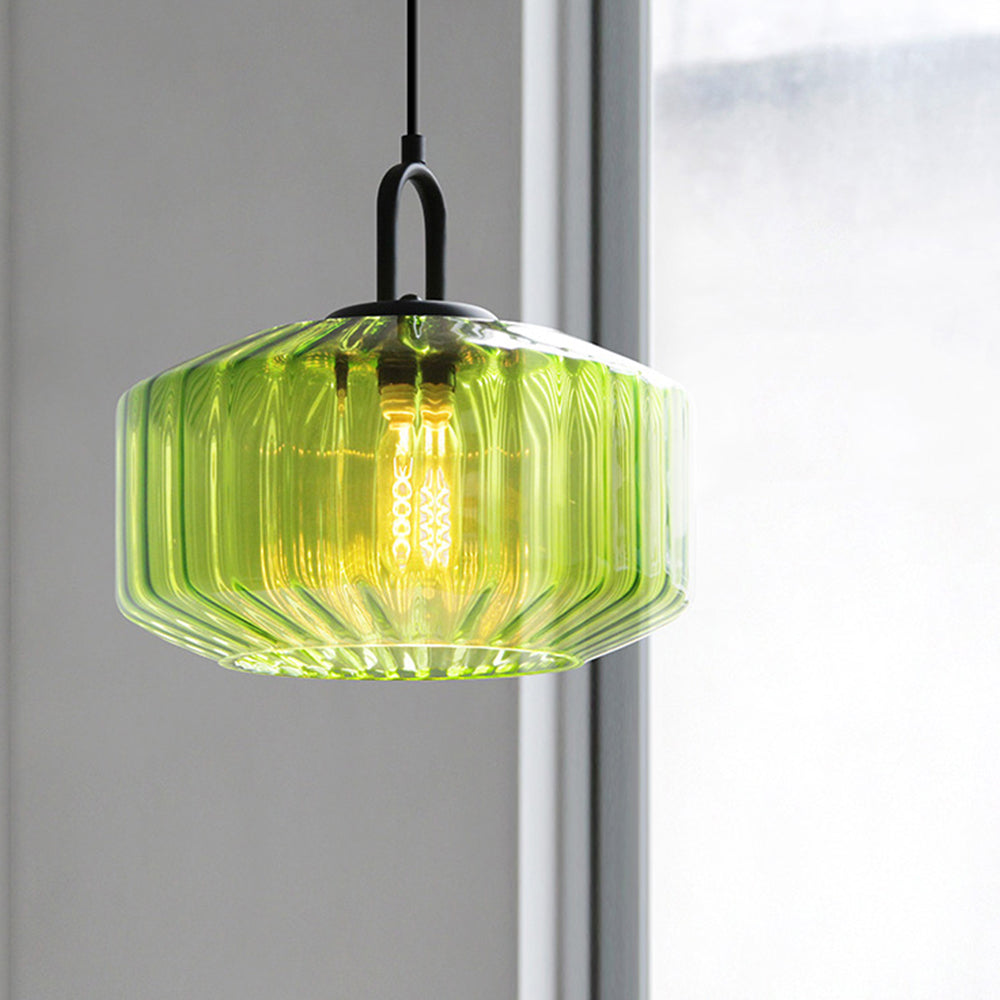 Moderne Hanglamp voor Eettafel - Elegante Glas en Metaal Eetkamer Lamp met Warme Verlichting 1